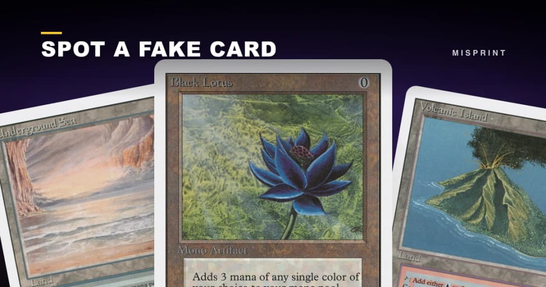 How to Spot a Fake Magic: The Gathering Card