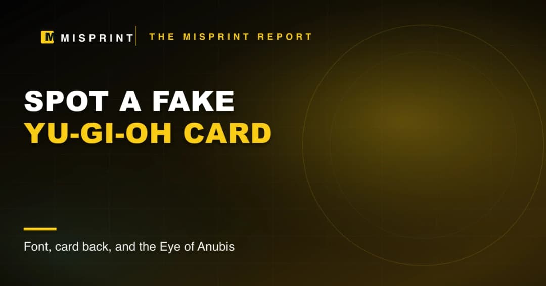 How to Spot a Fake Yu-Gi-Oh Card