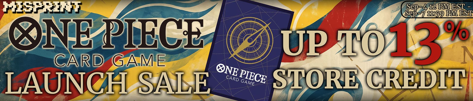 Labor Day One Piece Sale 2026 banner