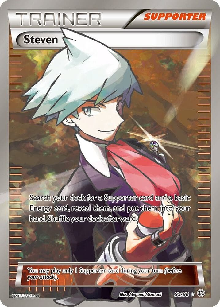 XY - Ancient Origins Steven (Full Art) 95