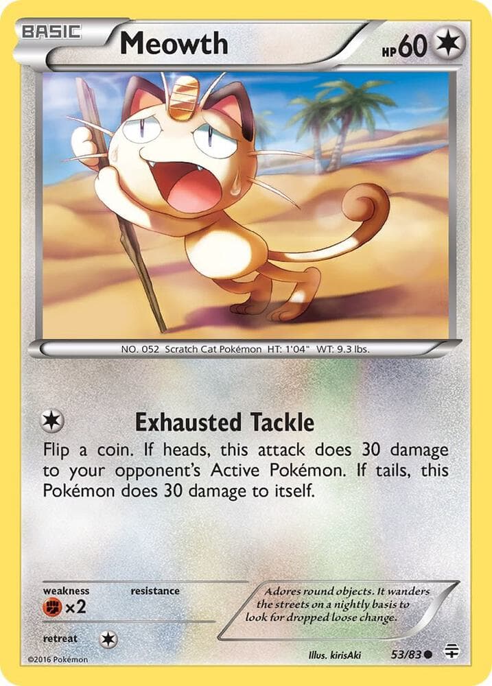 Generations Meowth 53
