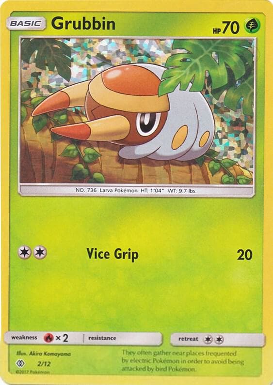 Grubbin (2) 2017 Pokemon McDonald's Collection