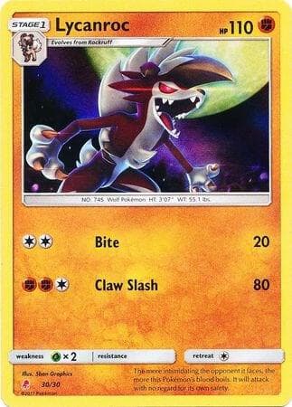 Lycanroc (#30 Holofoil)