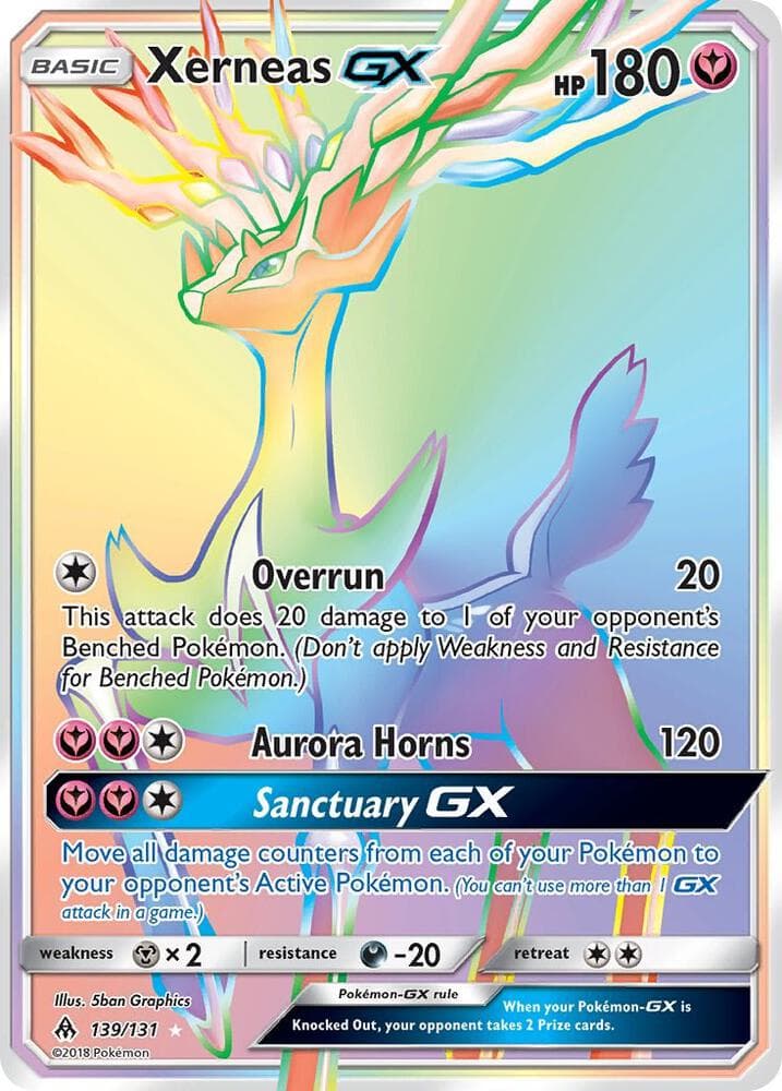 SM - Forbidden Light Xerneas GX (Secret) 139