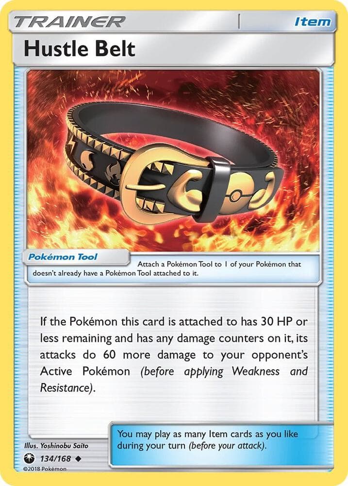 Hustle Belt (134) 2018 Pokemon Sun & Moon Celestial Storm
