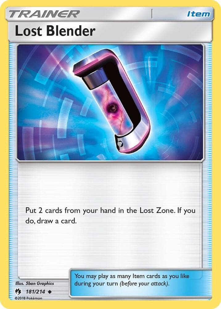 Lost Blender-Reverse Foil (181) 2018 Pokemon Sun & Moon Lost Thunder