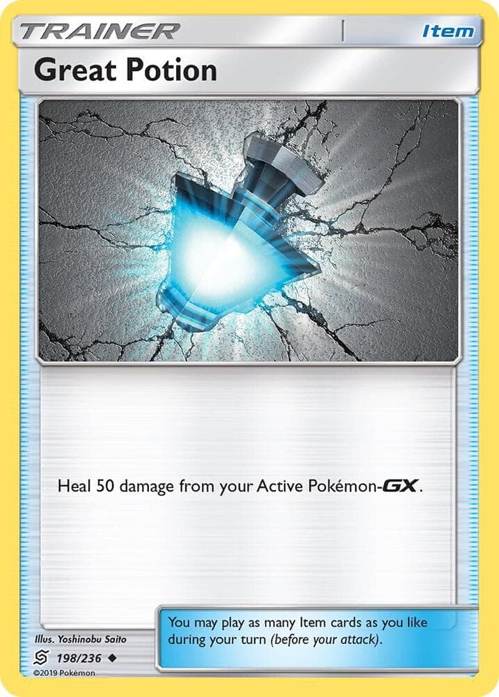 Great Potion (198) 2019 Pokemon Sun & Moon Unified Minds