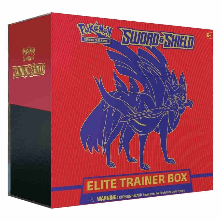 Pokemon Sword and Shield Zacian Elite Trainer Box ETB