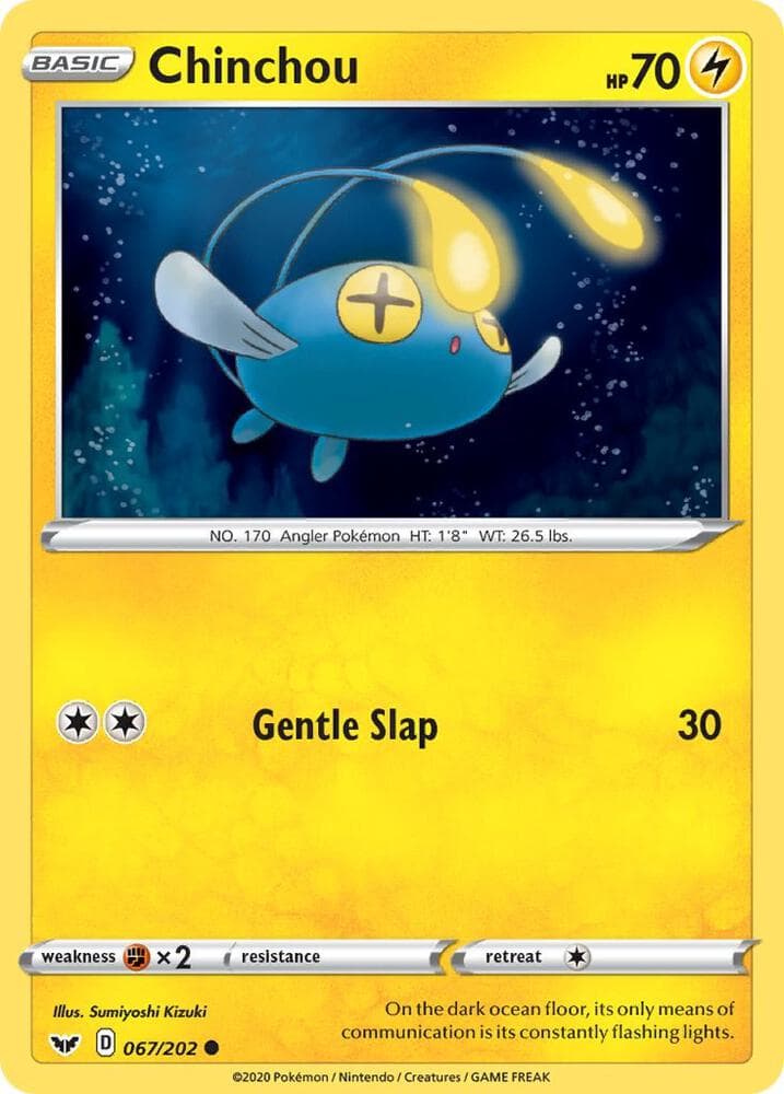 Chinchou (067) 2020 Pokemon Sword & Shield