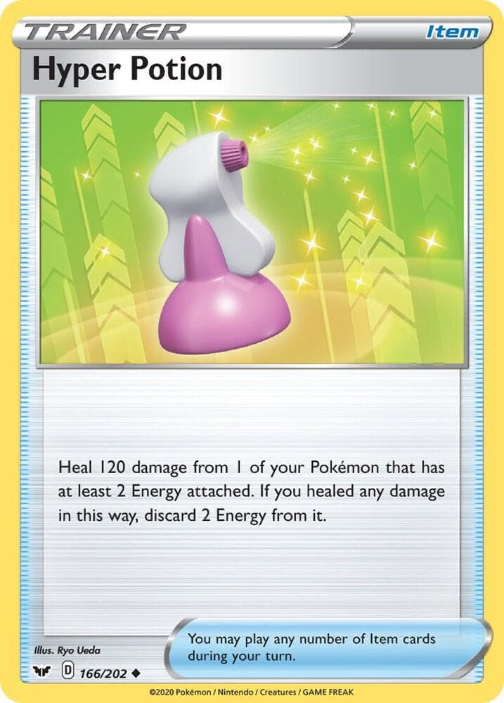 Hyper Potion (166) 2020 Pokemon Sword & Shield