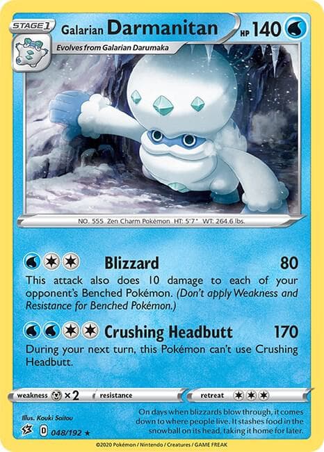 Galarian Darmanitan (048) 2020 Pokemon Sword & Shield Rebel Clash