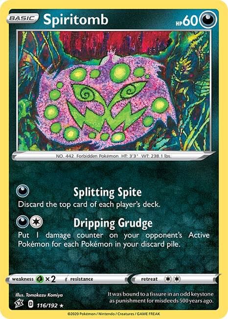 Spiritomb (116) 2020 Pokemon Sword & Shield Rebel Clash