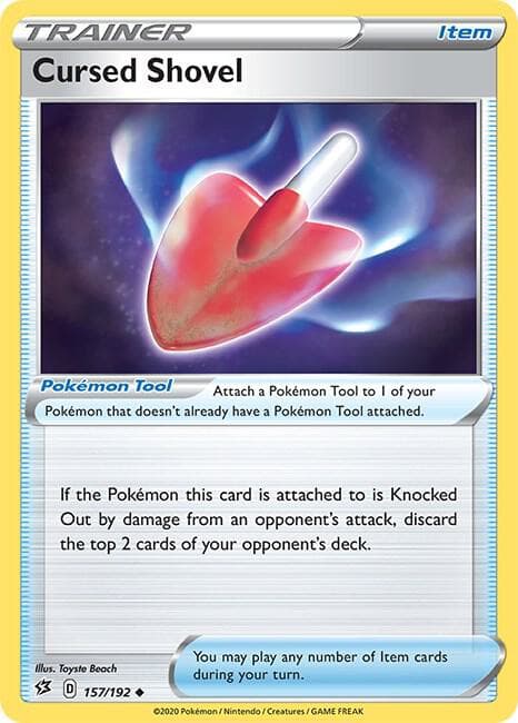 Cursed Shovel (157) 2020 Pokemon Sword & Shield Rebel Clash