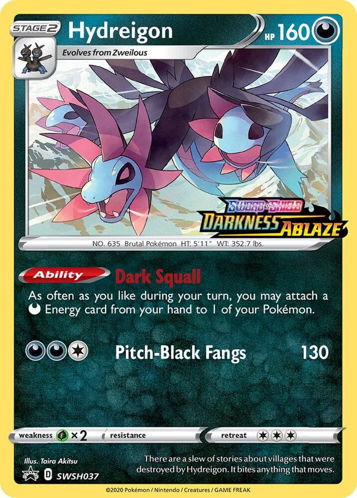 SWSH: Sword & Shield Promo Cards Hydreigon SWSH037