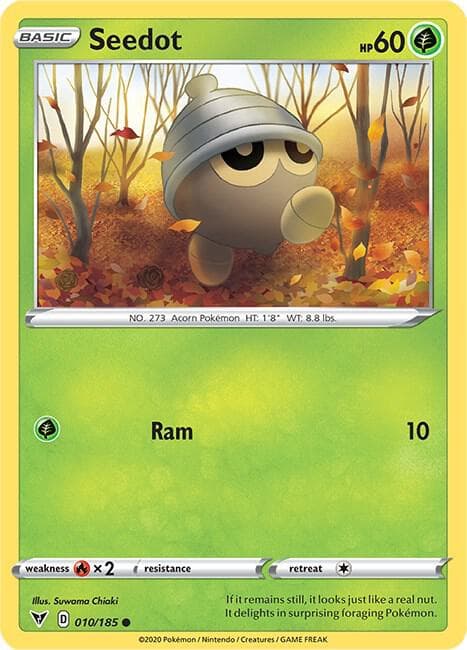 Seedot (010) 2020 Pokemon Sword & Shield Vivid Voltage