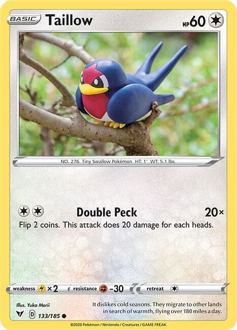 Taillow (133) 2020 Pokemon Sword & Shield Vivid Voltage