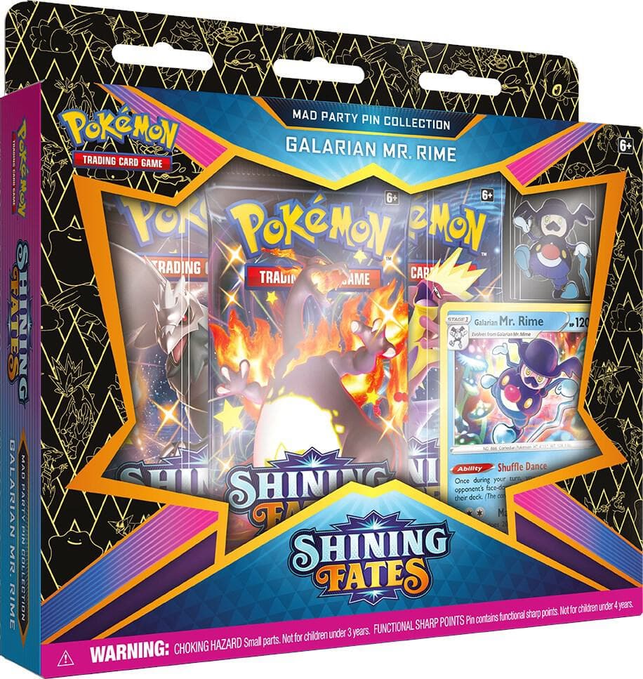 Shining Fates Mad Party Pin Collection [Galarian Mr. Rime]