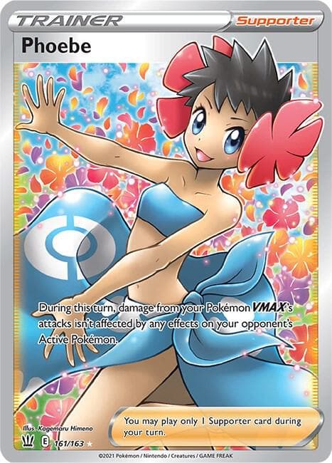 cheryl pokemon card full art - 159/163 - Ultra Rare - Sword & Shield Battle Styles Type Pokemon Sword & Shield Battle