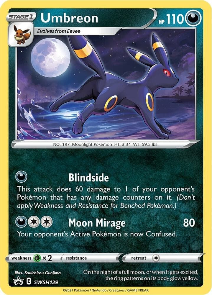 umbreon gold star celebrations stamped pokemon card Celebrate the incredible history of the TCG hobby by adding this Umbreon Gold Star 2021 Pokemon Celebrations Classic Collection #17 CGC Authenticated 10 Card to your vault Umbreon-Gold Star (17) 2021 Pokemon