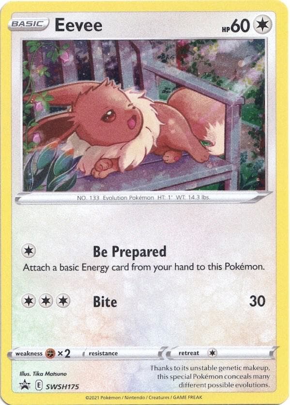 SWSH: Sword & Shield Promo Cards Eevee SWSH175