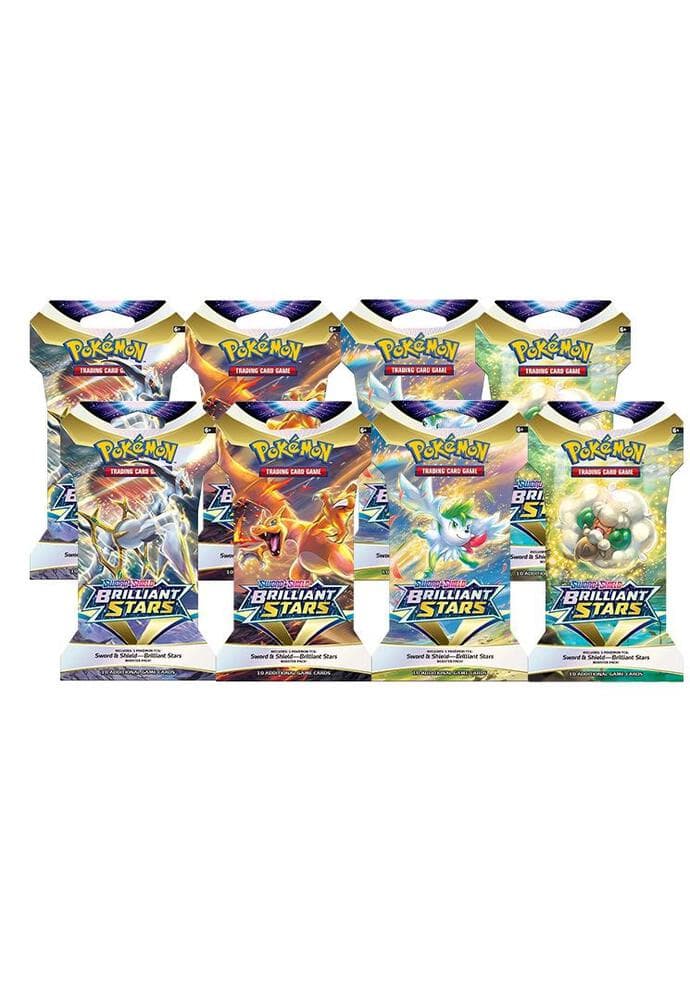 Brilliant Stars Sleeved Booster Pack Bundle [Set of 8]