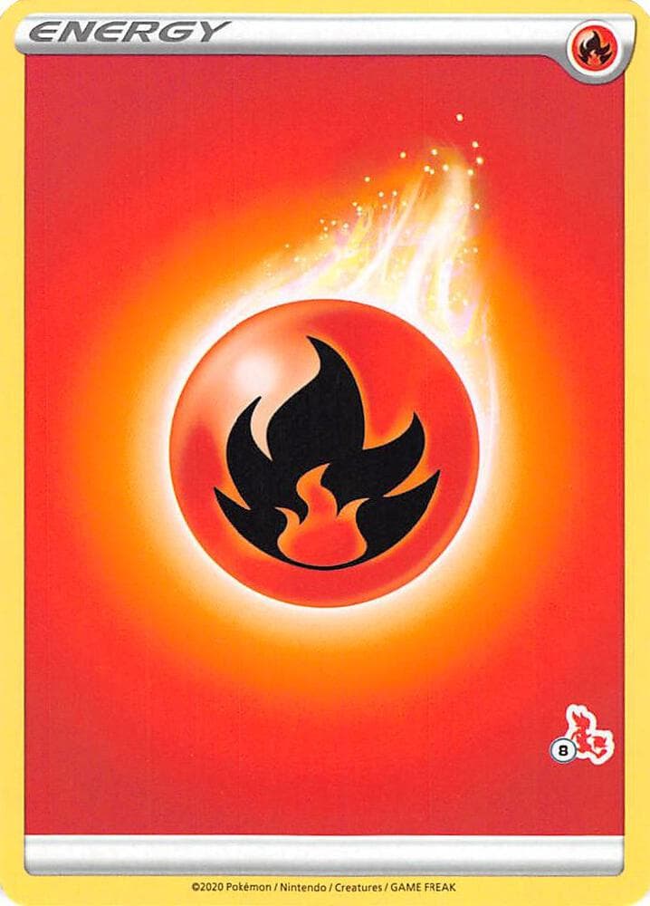 Fire Energy (#8 Cinderace Stamped)