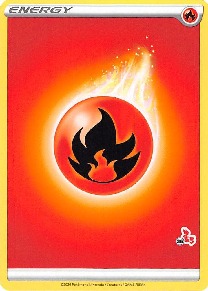 Fire Energy (#26 Cinderace Stamped)