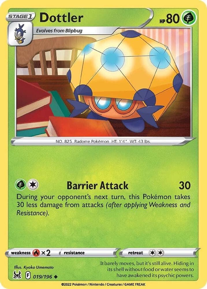 Dottler (019) 2022 Pokemon Sword & Shield Lost Origin