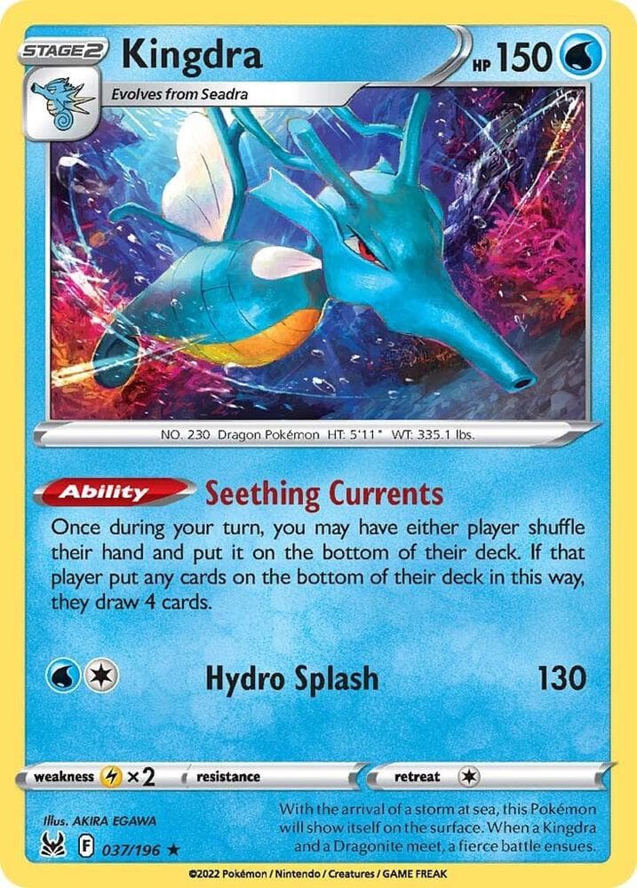 kingdra pokemon card holographic Amazon.com: - (108/160) - XY Primal Clash [W] Dragon Pump (40+) You may discard 2 cards from your hand Kingdra #230 Prices | Pokemon