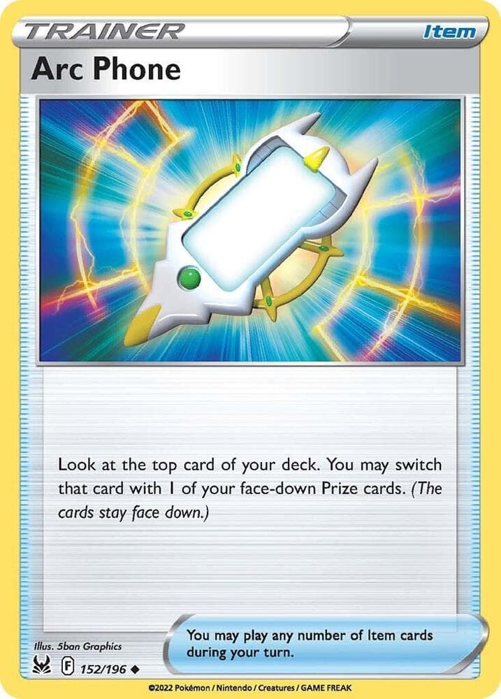 Arc Phone-Reverse Foil (152) 2022 Pokemon Sword & Shield Lost Origin