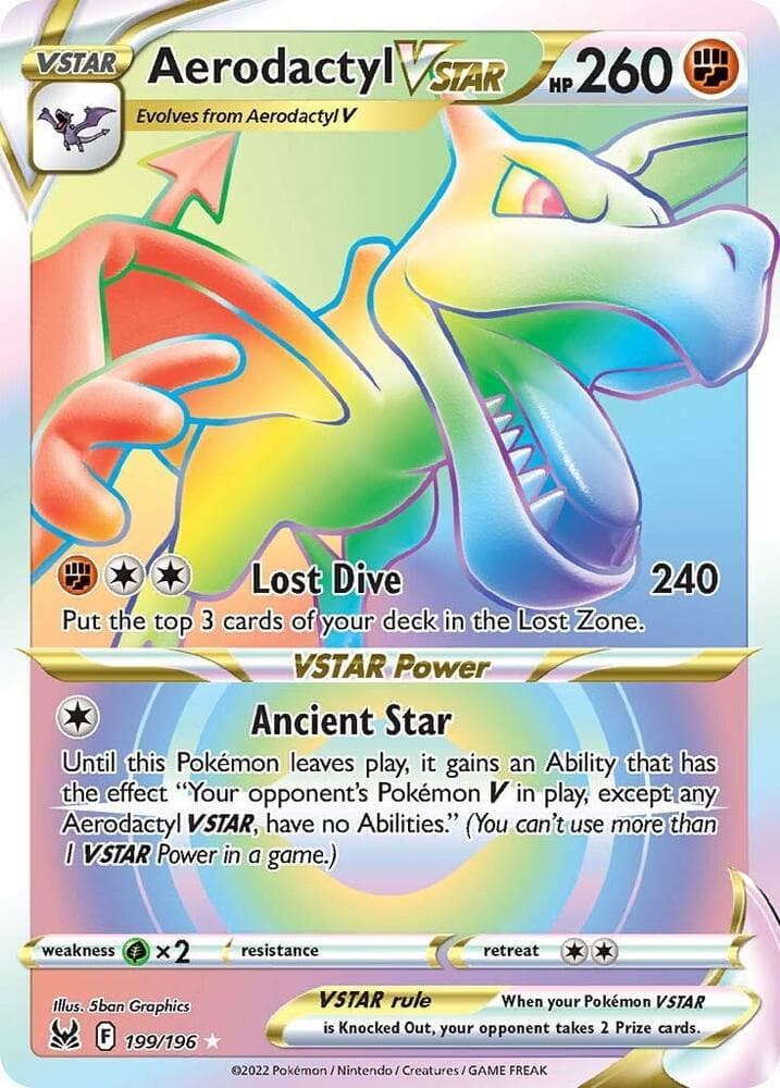 aerodactyl v pokemon card value (JP) - Lost Abyss (106/100) Weakness / Resistance / Retreat Cost PSA 1 Aerodactyl V (Alt