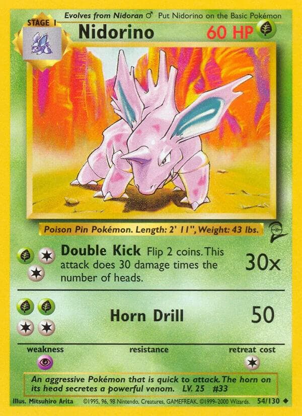 2016 nidorino pokemon card value - Nidoran (Male) (43/114) Colorless Artist Nidorino Cards | Dex -