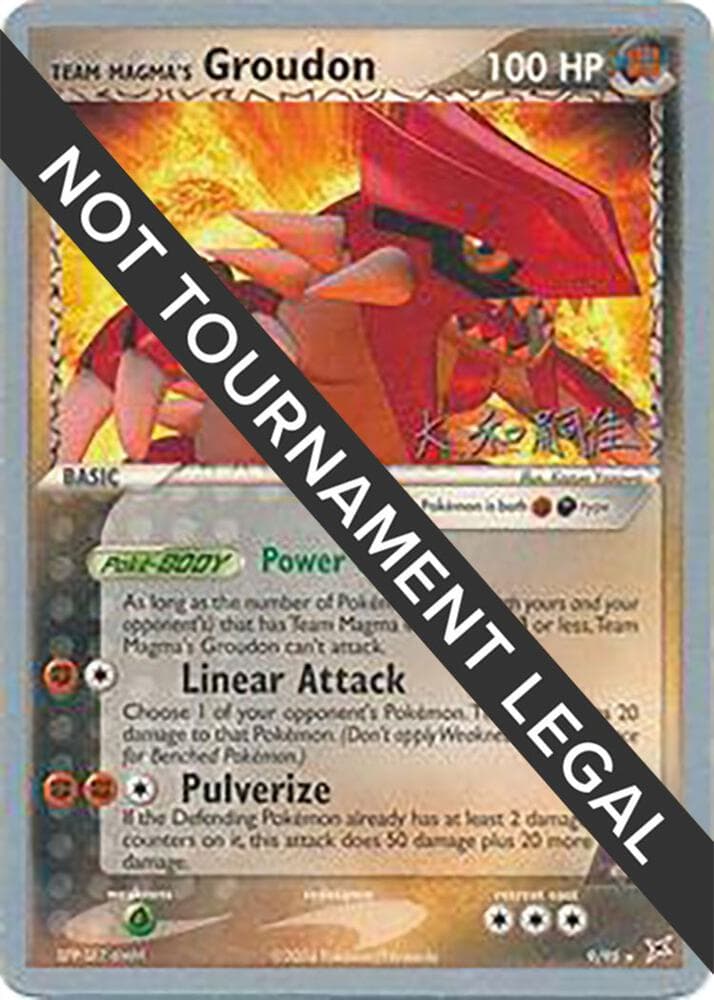 Team Magma's Groudon