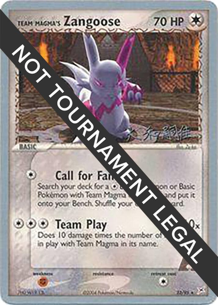 Team Magma's Zangoose