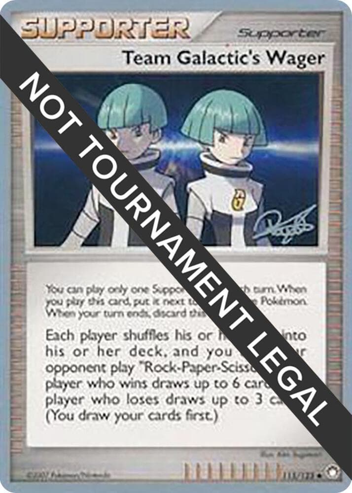 Team Galactic's Wager