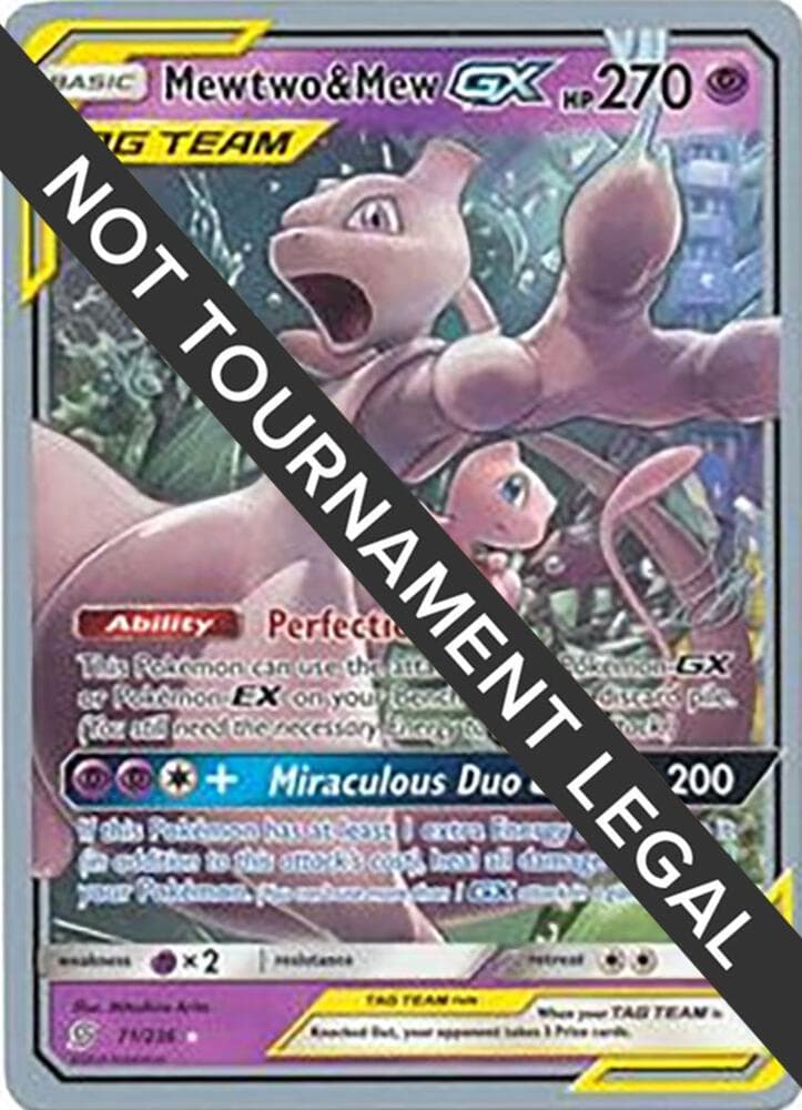 Mewtwo & Mew GX Perfection