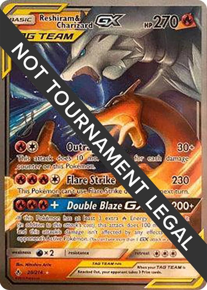 Reshiram & Charizard GX