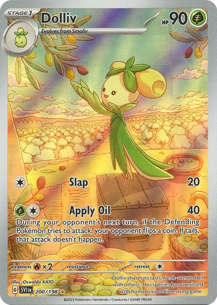 smoliv pokemon card value 021/182 [1G] Spray Fluid (20) Weakness / Resistance / Retreat Cost Smoliv Extended Art Pokmon Card