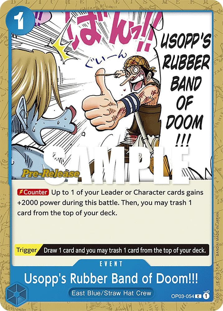 Usopp's Rubber Band of Doom!!!