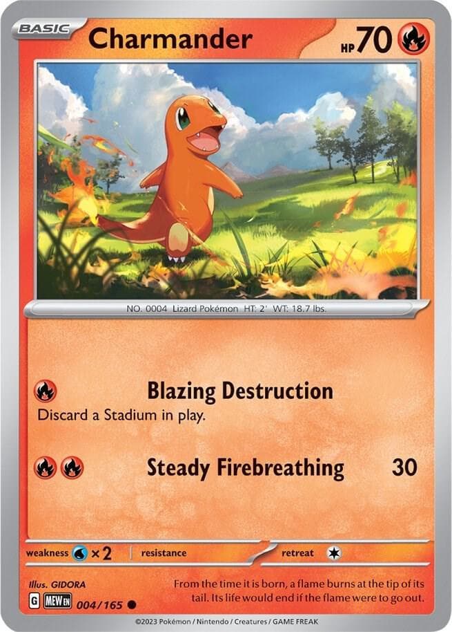 charmander pokemon card first edition - 023/185 Original Rare Charmander 1995 Pokemon