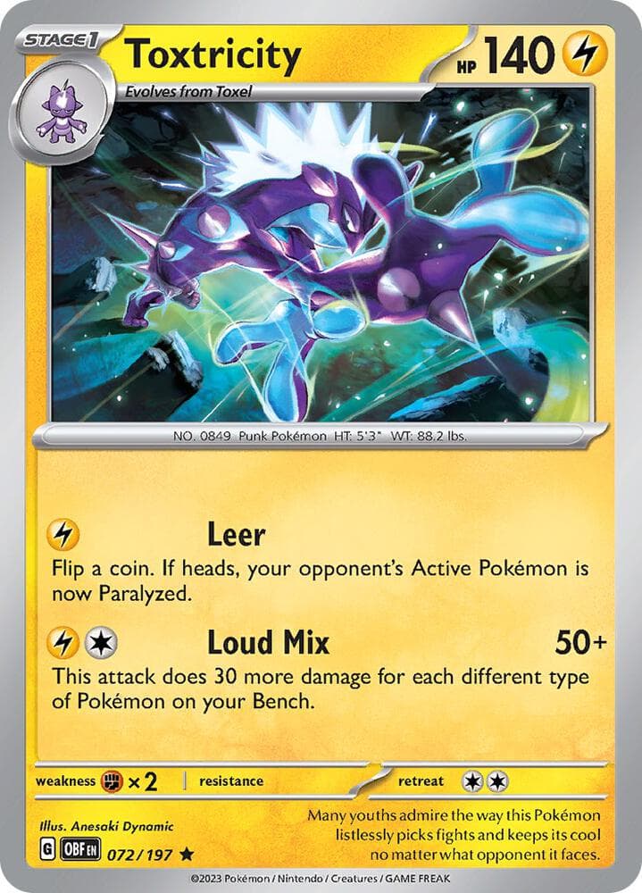 toxtricity v pokemon card price - ex 227/182 - Paradox Rift - Tera Full Art - Ultra Rare Shiny Vault Toxtricity V Amazon.com: Pokemon TCG: Toxtricity V