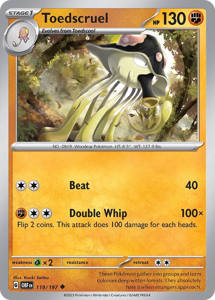 toedscool pokemon card value (201/198) – PokeGuard Description coming soon... 118/197 Toedscool : Common Card