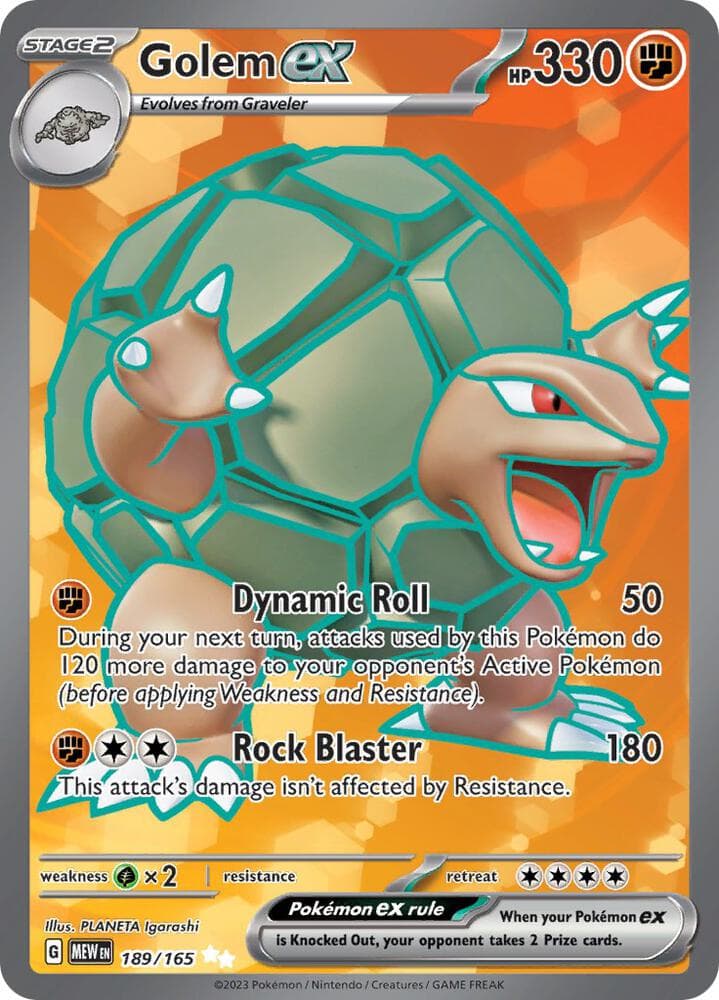 1st edition golem pokemon card 052/086 Holo Rare NM-EX 2005 Japanese s Colorless Rock Tumble (70) This attacks damage isnt affected by Resistance Golem 1st Edition (36) 1999