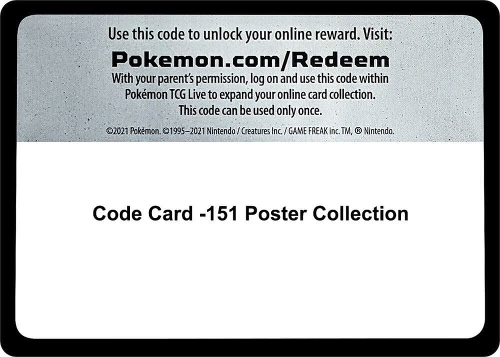 Code Card -151 Poster Collection