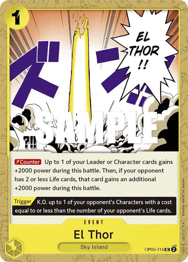 Awakening of the New Era El Thor OP05114