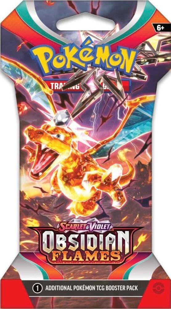 Obsidian Flames Sleeved Booster [Blister Pack]