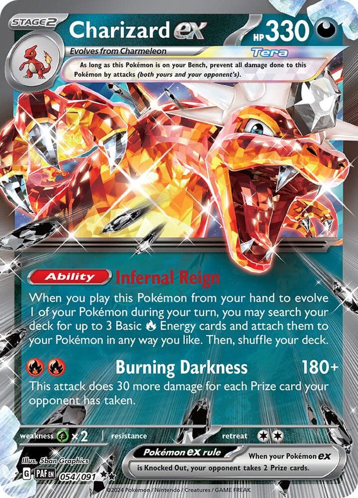 SV: Paldean Fates Charizard ex 54