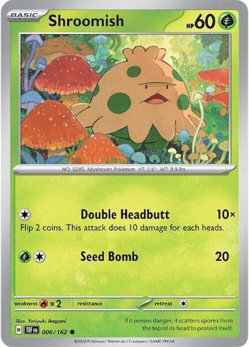 Shroomish (006) 2024 Pokemon Tef EN-Temporal Forces
