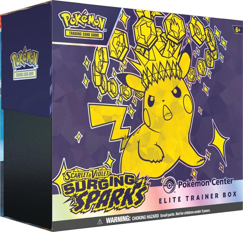 Pokemon Surging Sparks Pokemon Center Exclusive PC Elite Trainer Box ETB