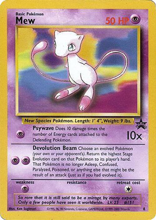 pokemon movie mew card Ancient 2000 Pokémon Promo PSA 8 – Kollector's Nest crisp corners and unblemished edges outside of a few slight flaws Pokemon Ancient Mew 2000 Promo